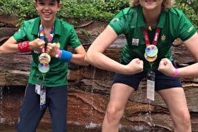 Asta ir Julius disneilende