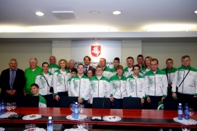 Į Specialiąją Olimpiadą Los Andžele išlydėta Lietuvos delegacija